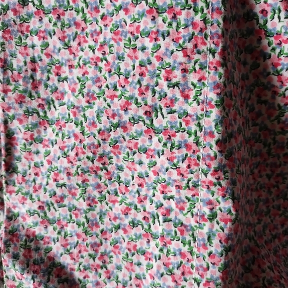 RALPH LAUREN Cotton Poplin Rosebud Print Twin Single Flat Sheet - Picture 6 of 6